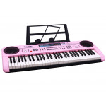 Klávesy 328-06 s mikrofónom ružové